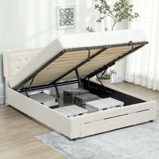 HOMCOM Double Bed Frame with