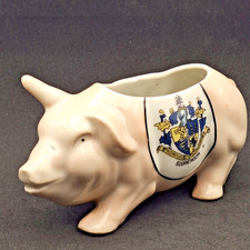 Pig Figurine Trinket Pot