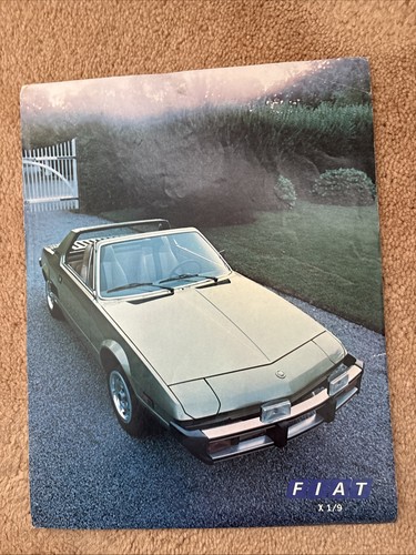 Fiat 1300cc sales single - x1/9,