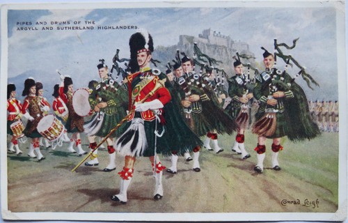 Vintage postcard the pipes - the,
