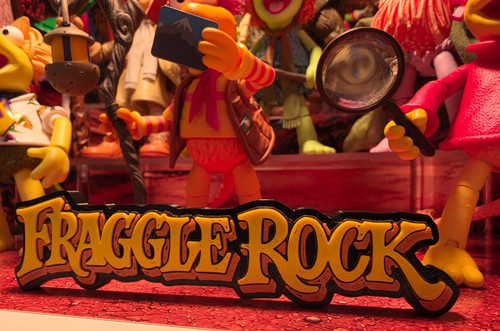 Fraggle rock printed logo - fraggle,