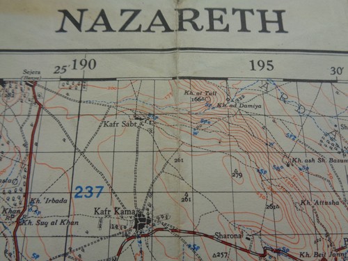 Original ww2 british army map - ww2,