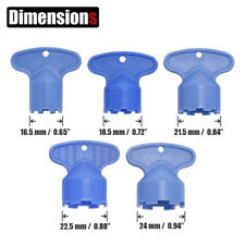 5PCS Kitchen Cache Sink Water Tap Faucet Aerator Key Removal Wrench Tool 5 Sizes