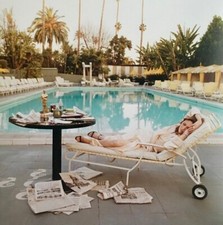 TERRY O'NEILL - THE MORNING AFTER,FAYE DUNAWAY AT THE POOL (1977) 2010 Ltd ed