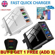 4 Multi-Port Fast Quick Charge
