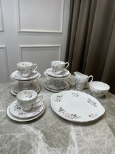Royal Adderley Silver Rose Tea