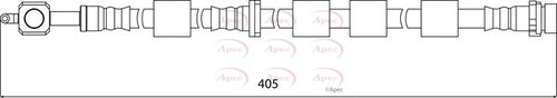 Apec hos4145 brake hose - hos4145,