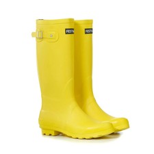 Womens Yellow Wellington Boots
