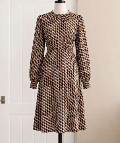 Vintage multicolour geometric - multicolour,