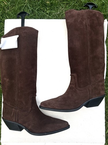 Zara brown suede - suede, leather