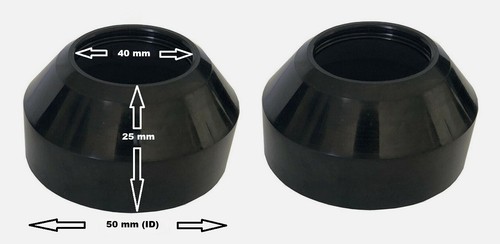 Motorcycle fork dust boots - motorcycle,