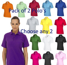 2 PACK - Ladies Polo Shirts