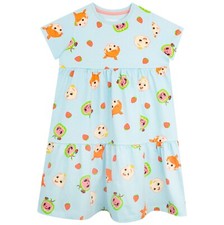 Cocomelon Dress Baby Kids Girls 12 18 24 Months  2 3 4 5 6 Years Frock Blue Red