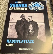 Massive Attack Concert Poster