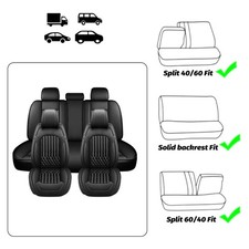 ALL Black PU Leather Full Set