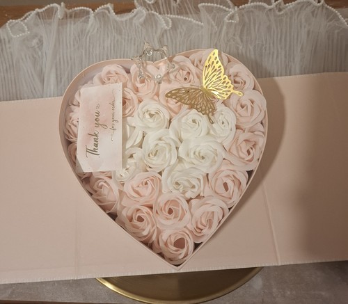 Soap flowers rose heart - flowers,