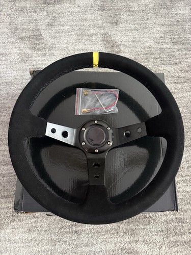 Dished alcantara steering - dished,