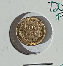 1945 Mexico Gold Dos Pesos ~