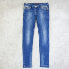 Cipo And Baxx Y2K Jeans Womens W30 L30 Vintage Slim 2000s Zebra Pockets Low Rise