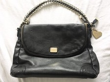 Marc B London Black Shoulder Bag With Gold Hardware, New RRP £50, Sold Out