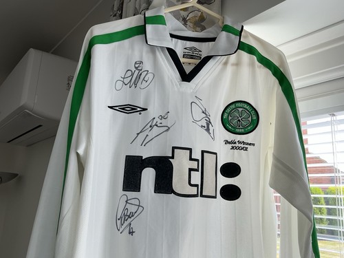 Celtic signed football shirt - celtic,