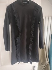 Zara collection black over the head dress size S