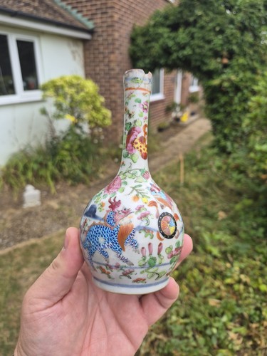 Superb clobbered 19thc chinese - superb,