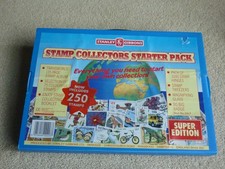 STANLEY GIBBONS STAMP COLLECTORS STARTER PACK  sealed contents