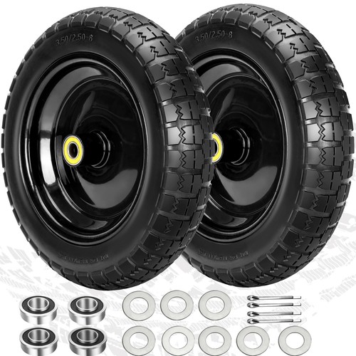 Flat free wheels - wheels, 13"