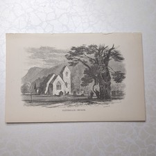 Original 1870 Engraving Of