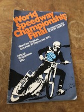 SPEEDWAY PROGRAMME - World Championship Final Wembley 16 September 1972