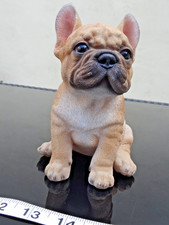 French Bulldog Puppy Resin Ornament Figurine 7" Tall by Vivid Arts - Please Read