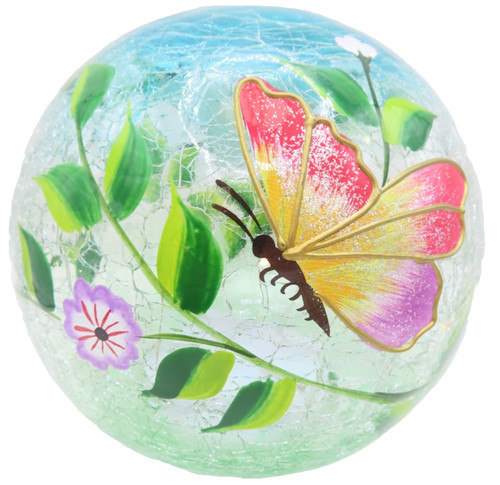 Butterfly cracked glass - butterfly,