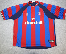 Vintage Crystal Palace Shirt 2XL Red Blue Home Kit 2002 2003 Admiral 46/48