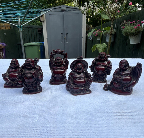 Set laughing buddha - 6,