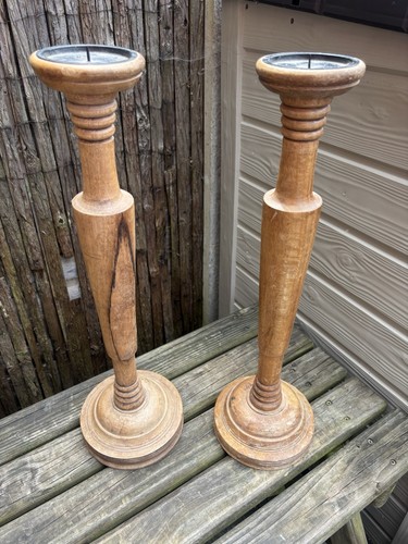 Vintage short floor oak candle - short,