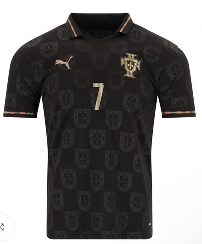 Portugal ronaldo black - portugal, 7