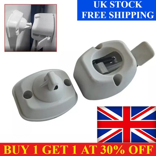 Door retainer catch white - door,