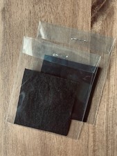 Barbour Wax Patch x 2 (Black) 7x7cm