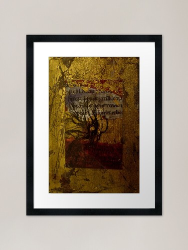 Illuminated manuscript framed - illuminated,
