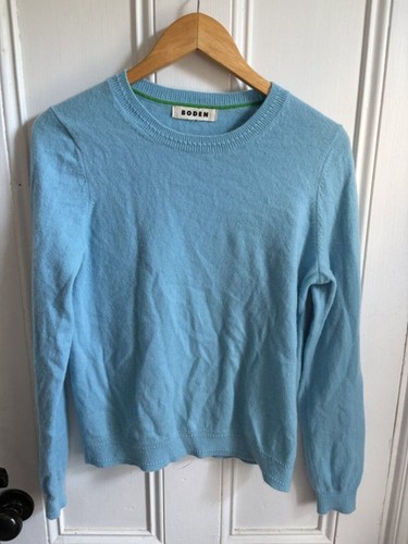 Boden 100 cashmere light blue - 100%,
