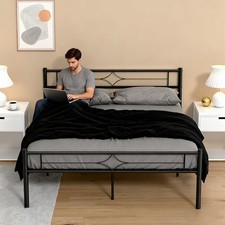 Metal Iron Bed Frame  Double