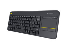 Keyboard Wireless Logitech Trackpad K400 Plus 2.4 GHz - English - 920-007143