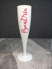 Personalised white champagne - white,