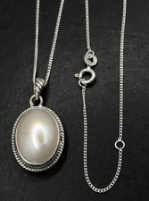 mabe pearl pendant necklace