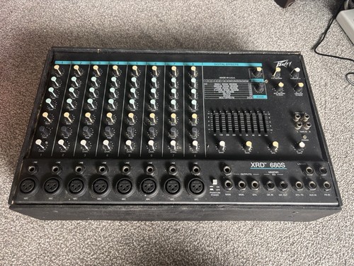 Peavy powered mixer xrd 680s - peavy,