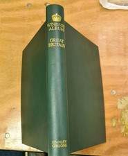 Stanley Gibbons Windsor Standard Binder And Slipcase. Green.
