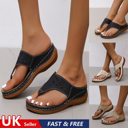 Womens low wedge - low, sandals