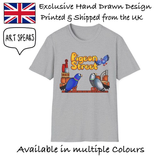 Pigeon street retro - pigeon,