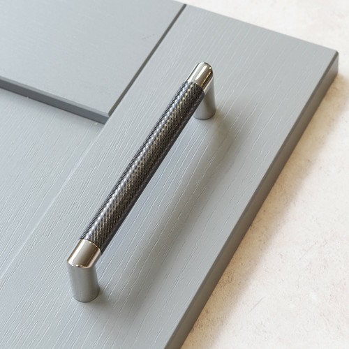 10x 160mm grey handles - 10x, knurled